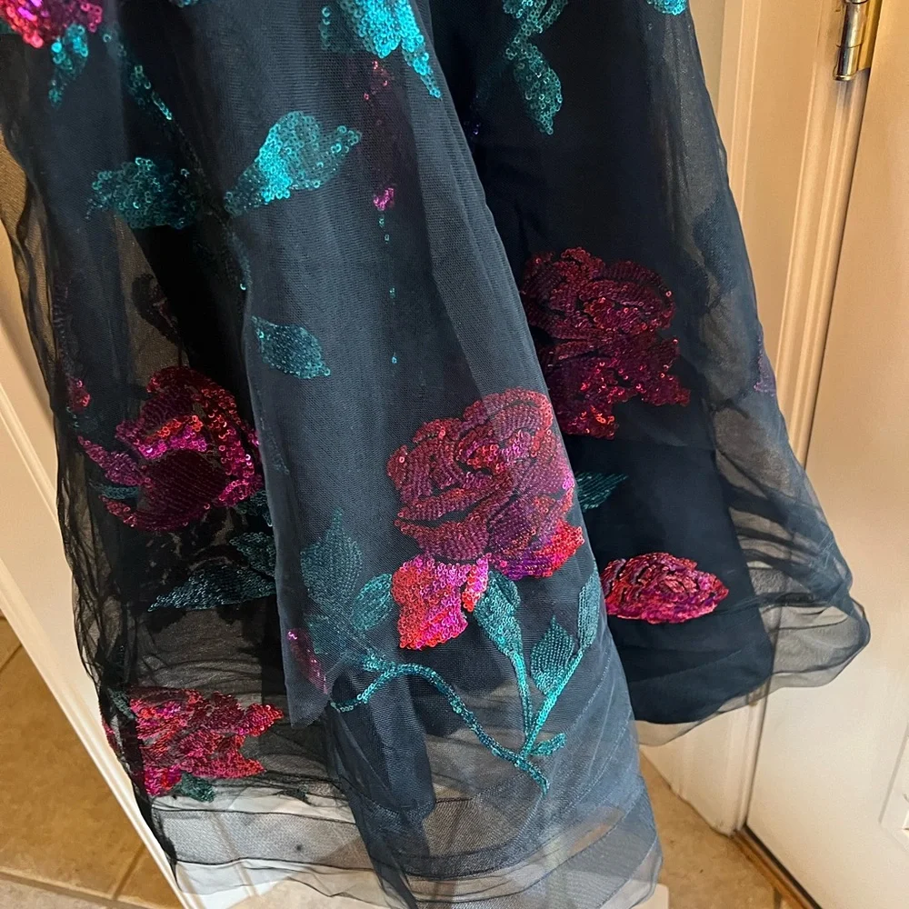 NWT Revolve PARKER BLACK LABEL Midi Beaded Sequin Gown Size 4 Helena Combo $598 - Picture 10 of 11